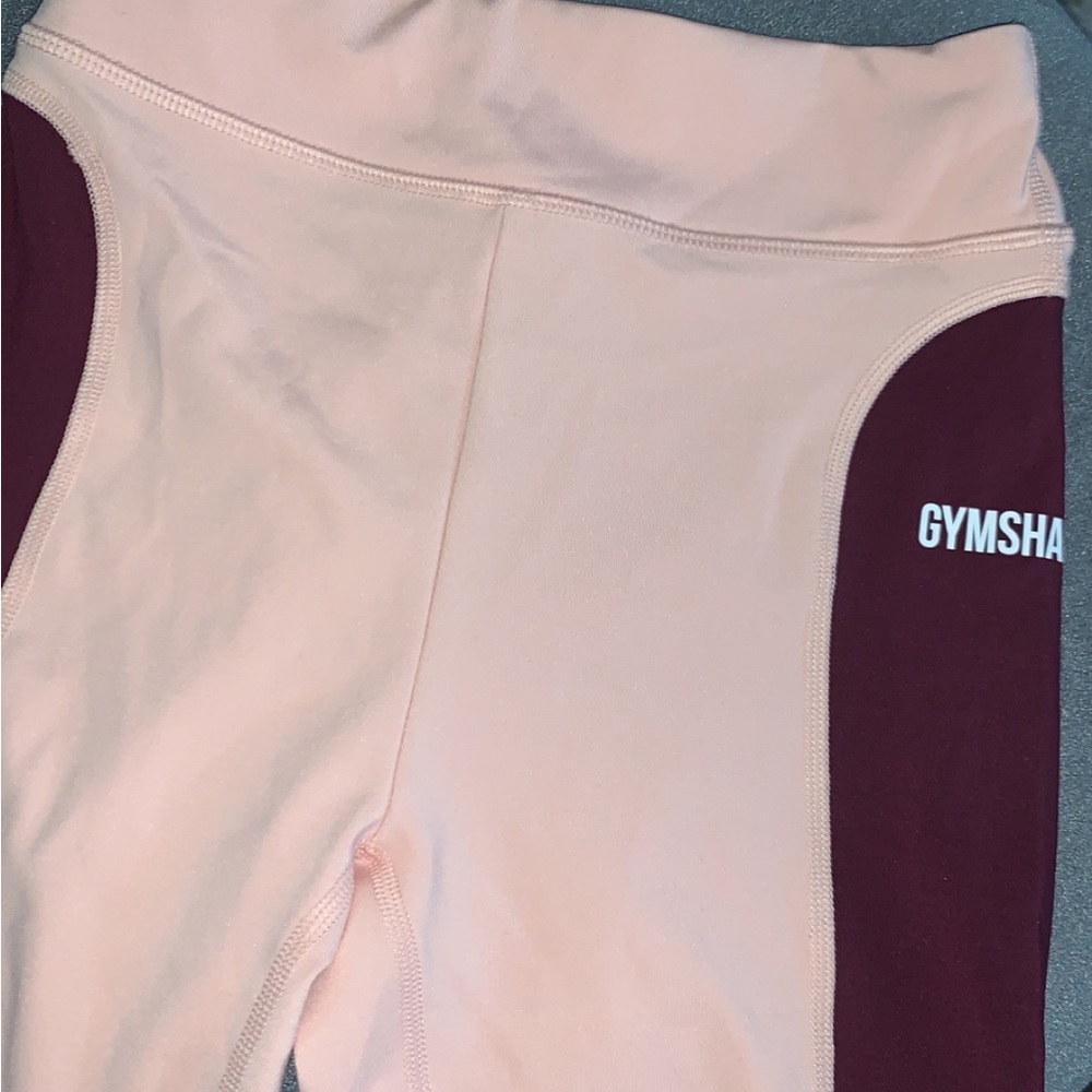 Gymshark Pink•Maroon•Gray Leggings